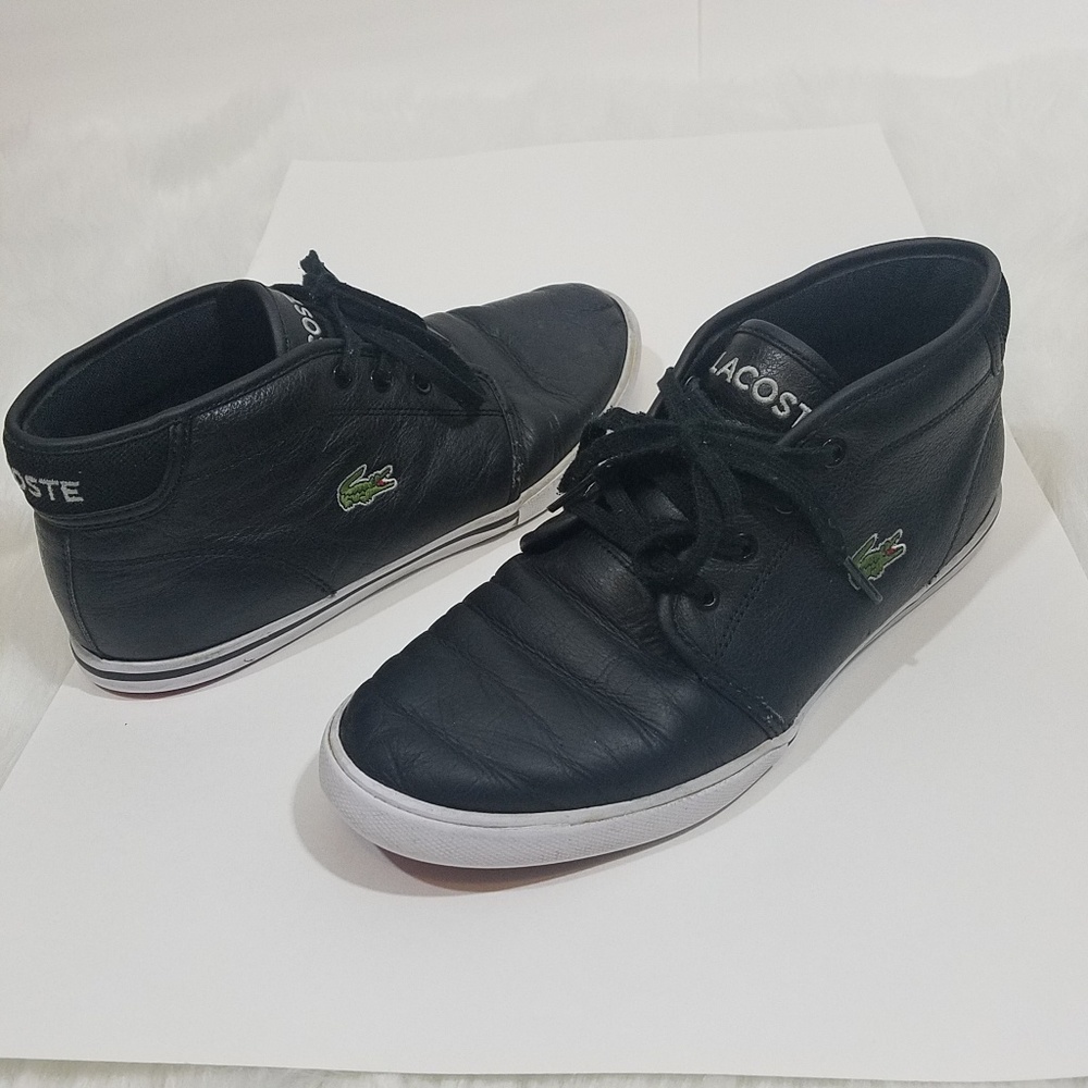Lacoste Ampthill Leather Ankle Chukka Sneakers